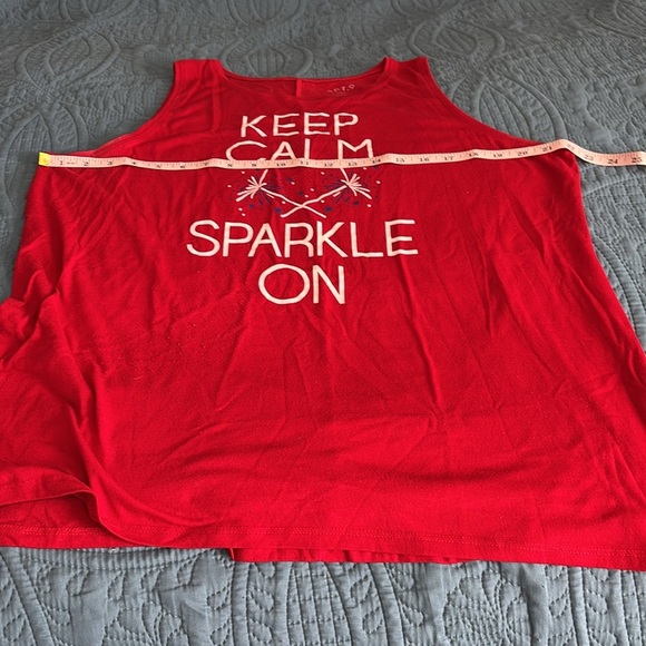 Women’s Apt. 9 Red Tank Top Size XXL - Picture 5 of 7